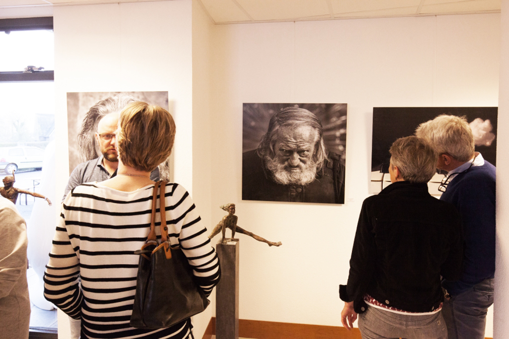 Sfeer Tentoonstelling FOTOBOND 2018 bij Galerie Sille te Oudewater.