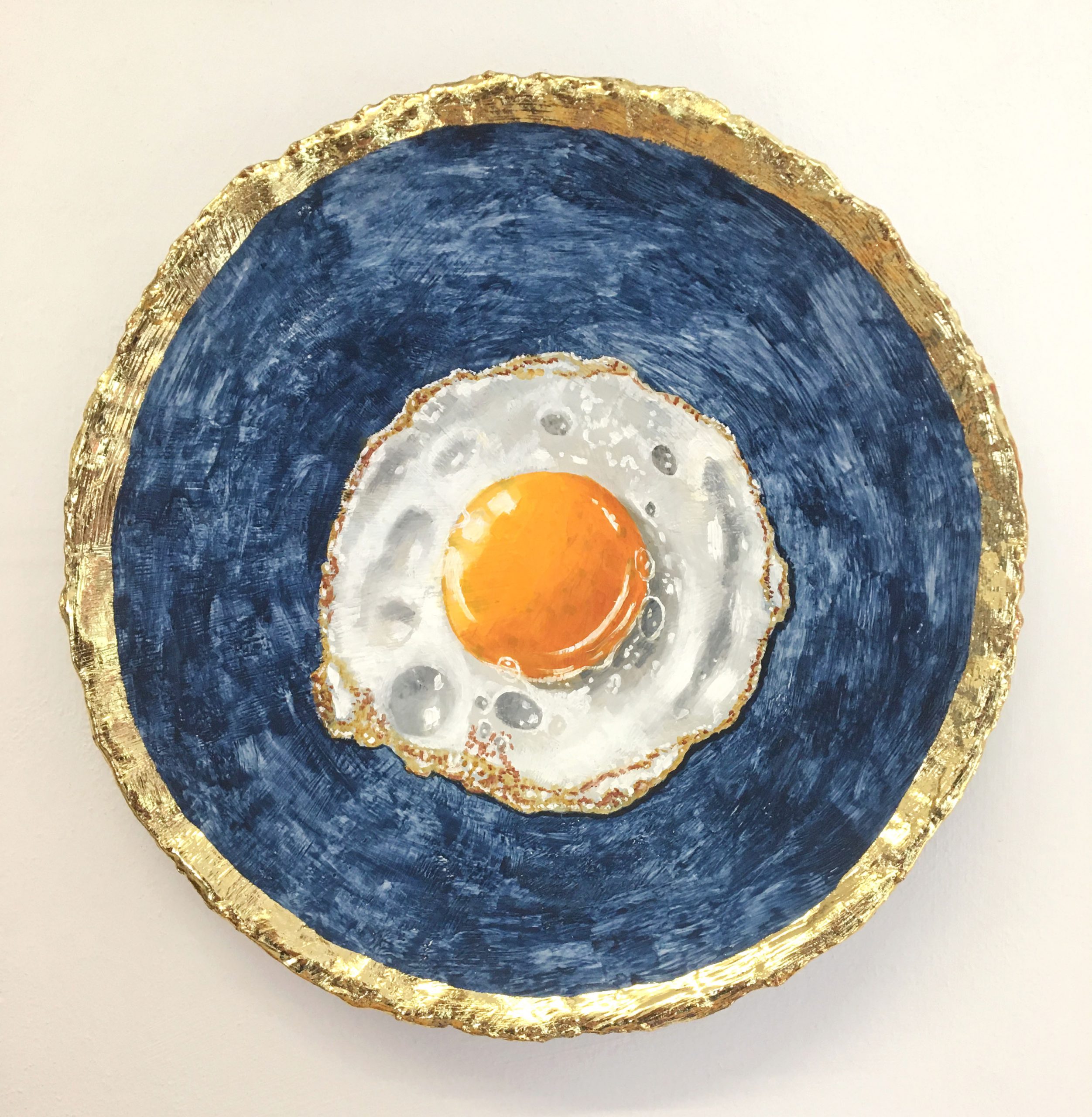 Kunst: Small fried egg 3 van kunstenaar Katinka Krijgsman