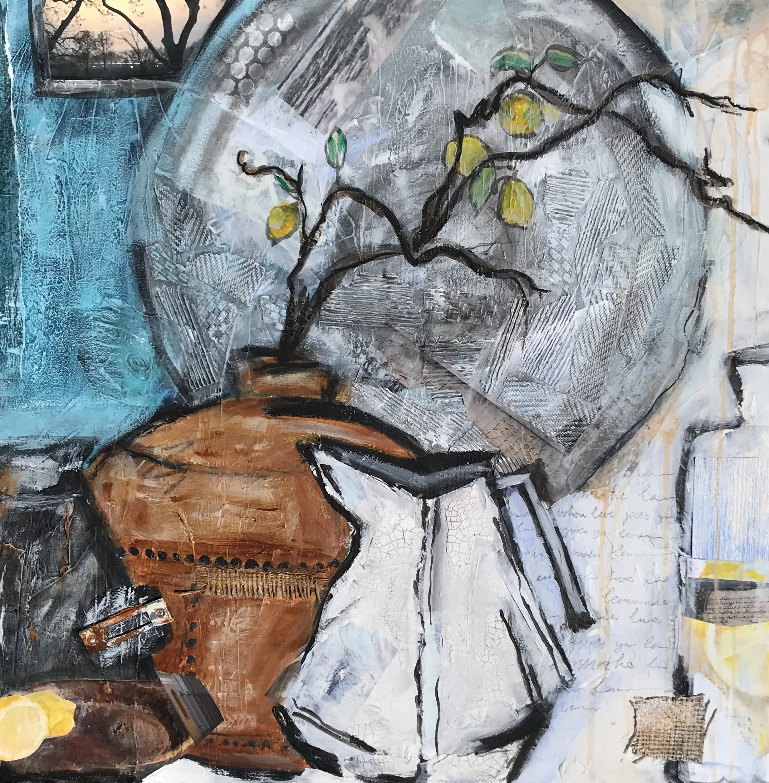 Kunst: Lemons… make Lemonade (02) van kunstenaar Melanie van der Heijden