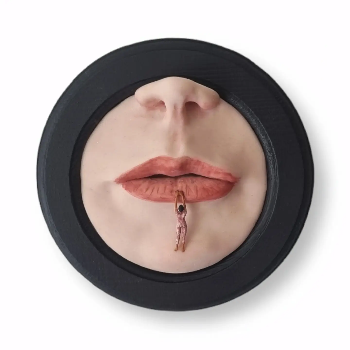 Kunst: Ze hangt aan m’n lippen van kunstenaar Saskia Hoeboer