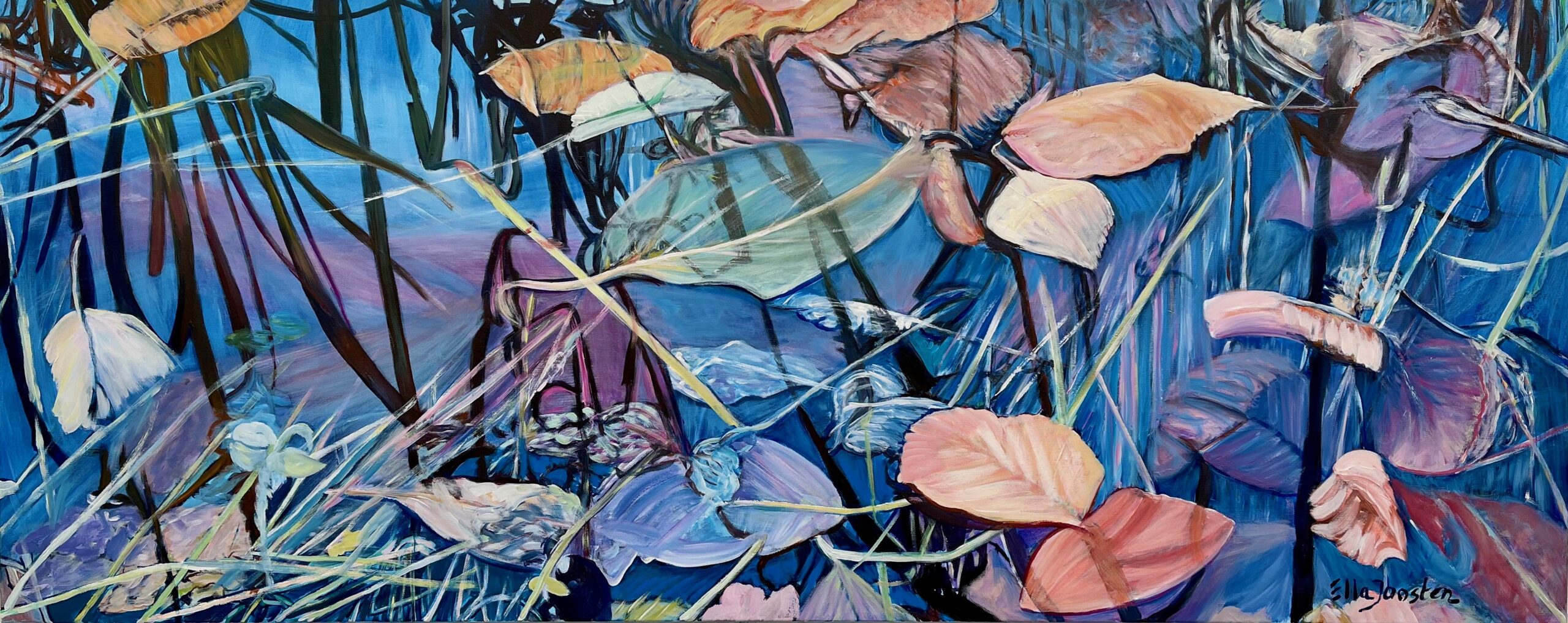 Kunst: Foliage Four van kunstenaar Ella Joosten