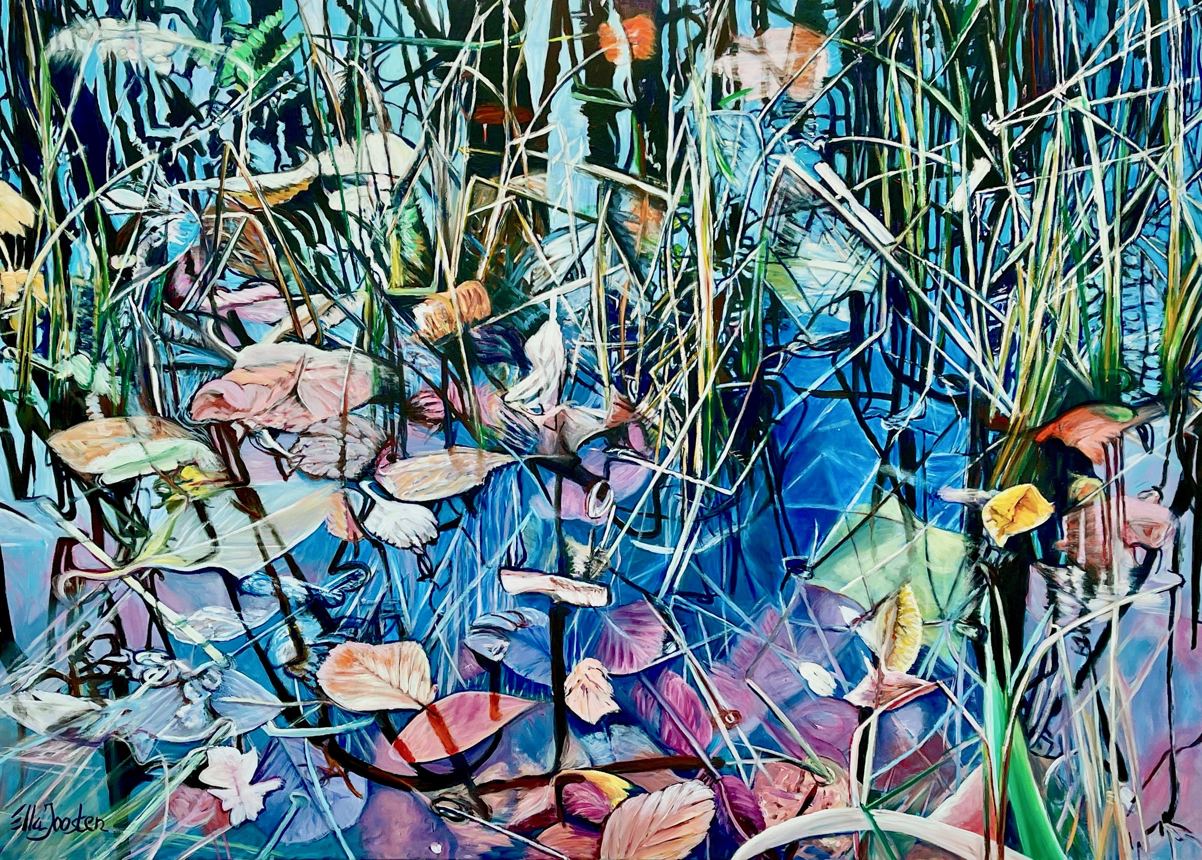 Kunst: Foliage Six van kunstenaar Ella Joosten