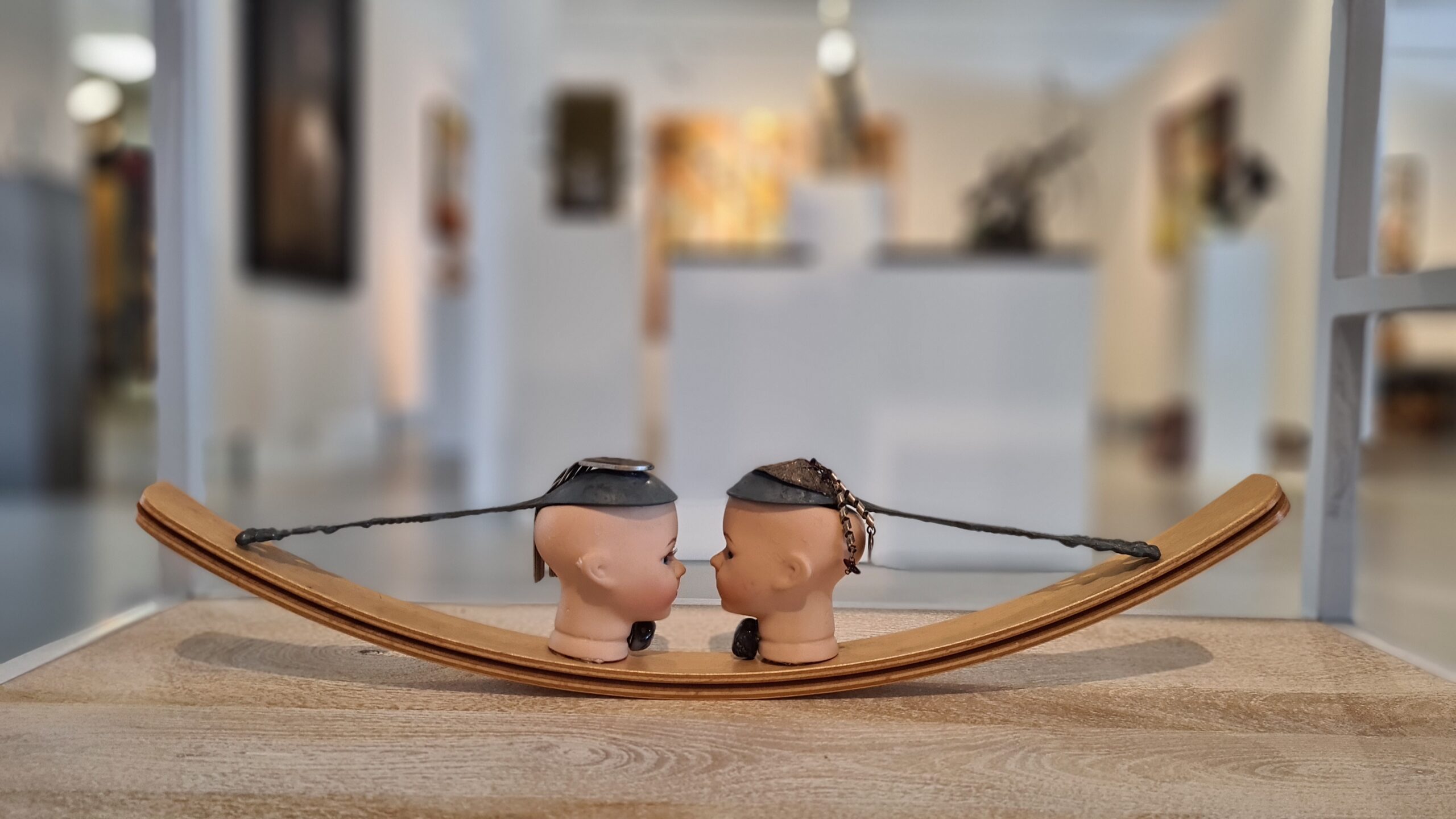 Kunst: Tin twin friends van kunstenaar Frida Badoux