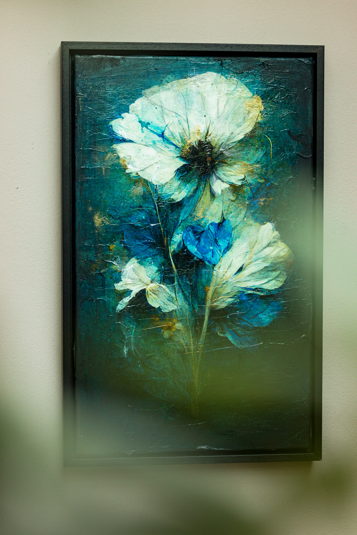 Kunst: Floral Decay IX van kunstenaar Teis Albers