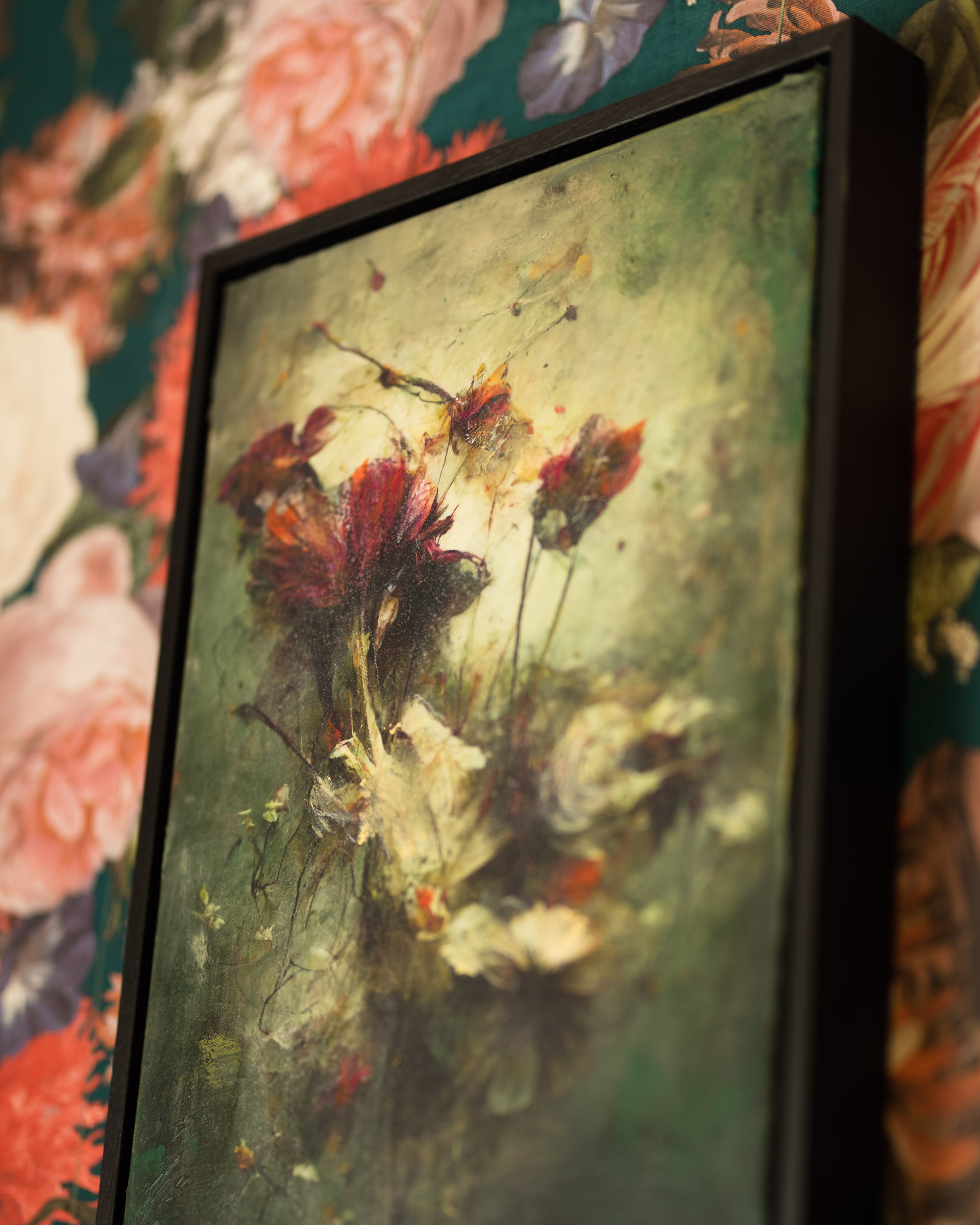 Kunst: Floral Decay X van kunstenaar Teis Albers