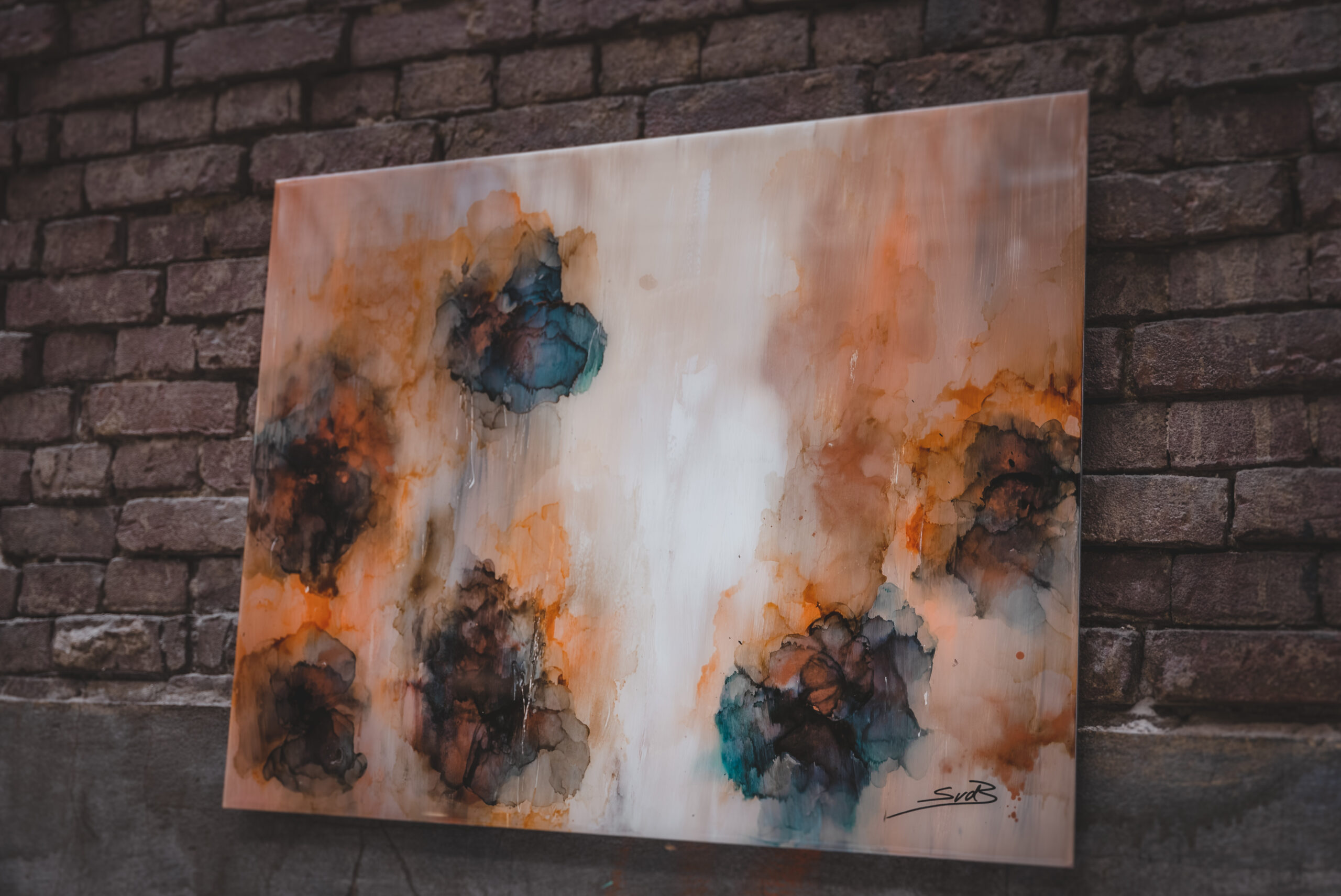 Kunst: Epoxy painting EG2208 – 80x60cm van kunstenaar Stephanie van der Beek