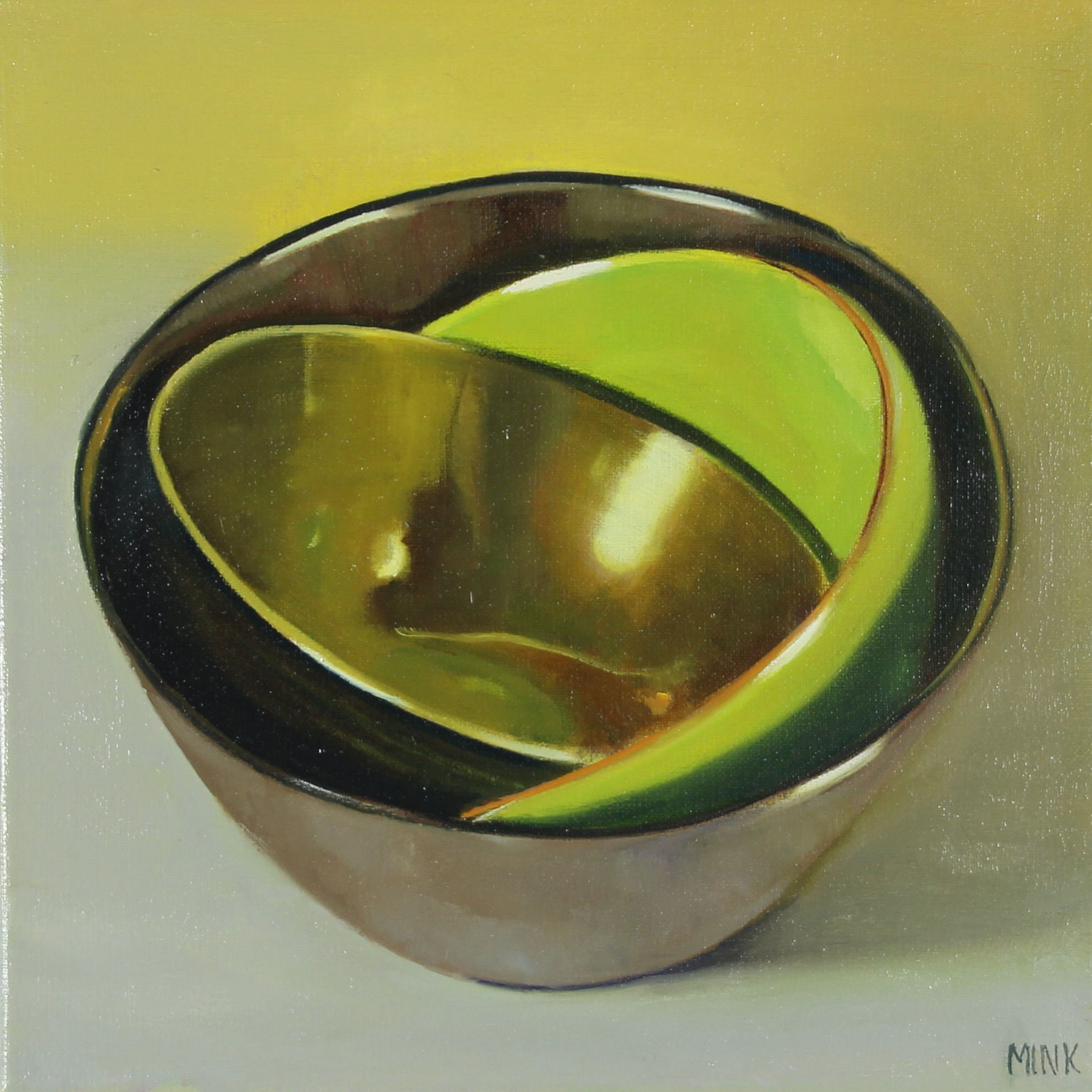 Kunst: St Maxime – Bowl in an bowl van kunstenaar Minke Buikema