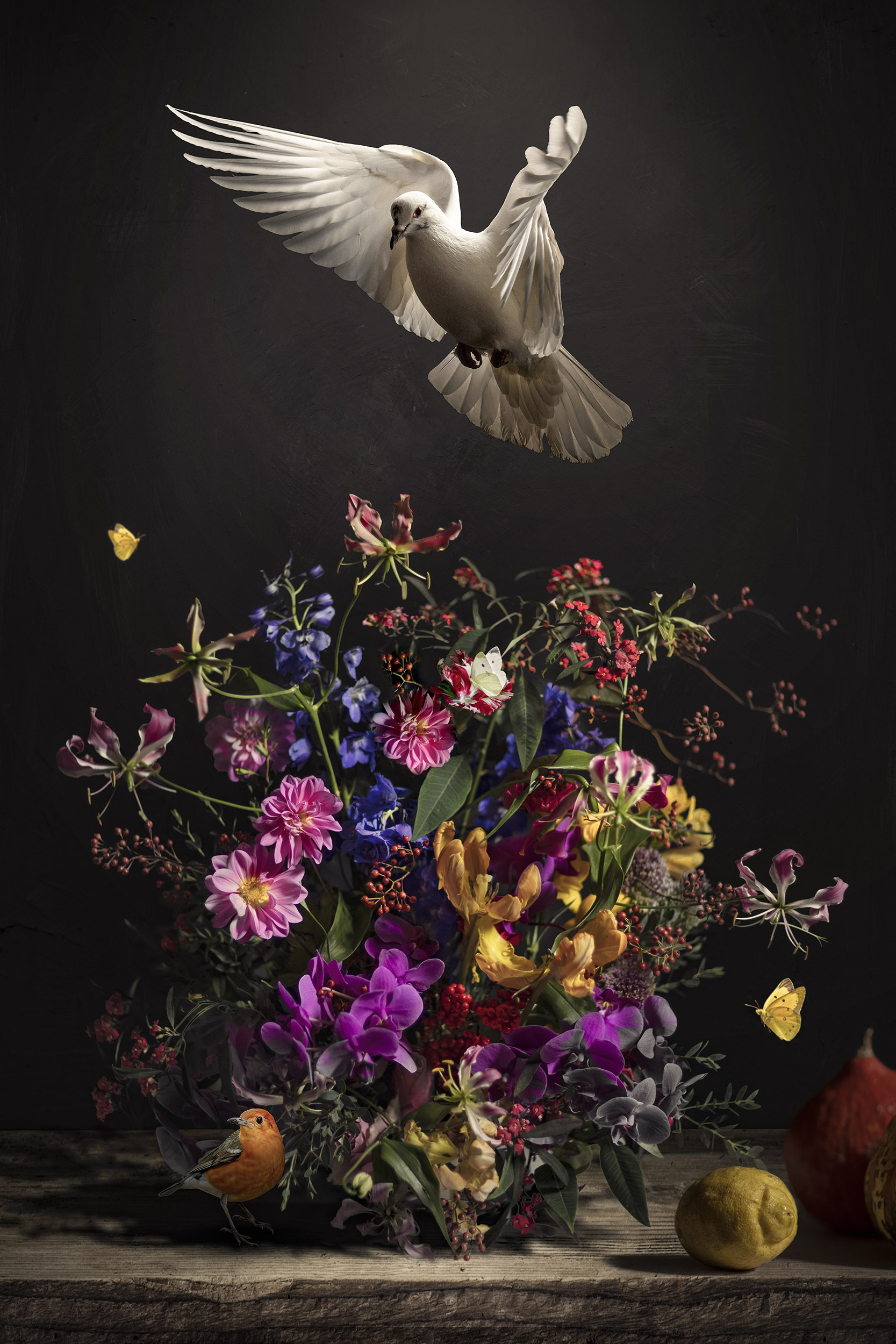 Kunst: Essence of Flowers van kunstenaar Gert Kist