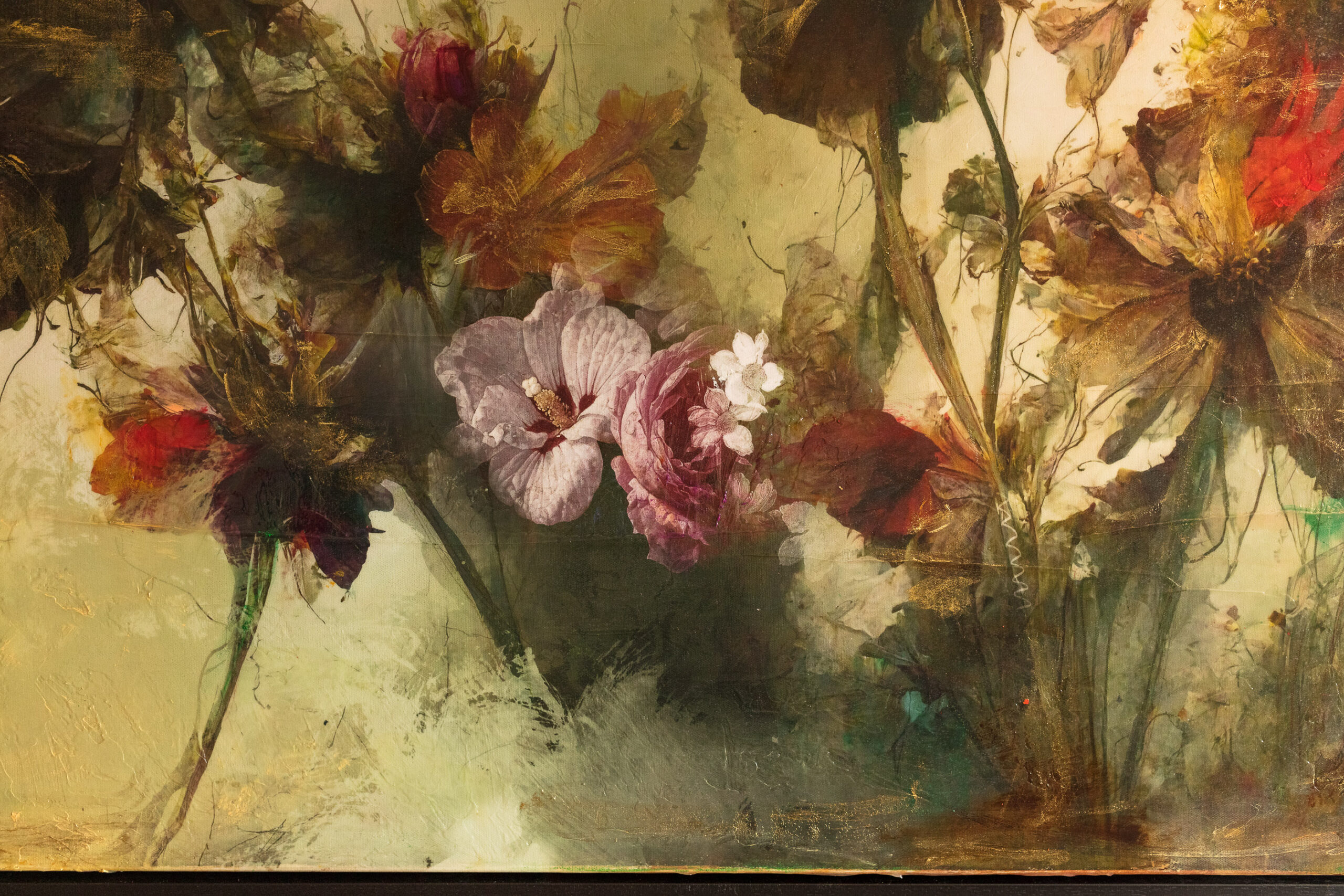 Kunst: Floral Decay XXIV van kunstenaar Teis Albers