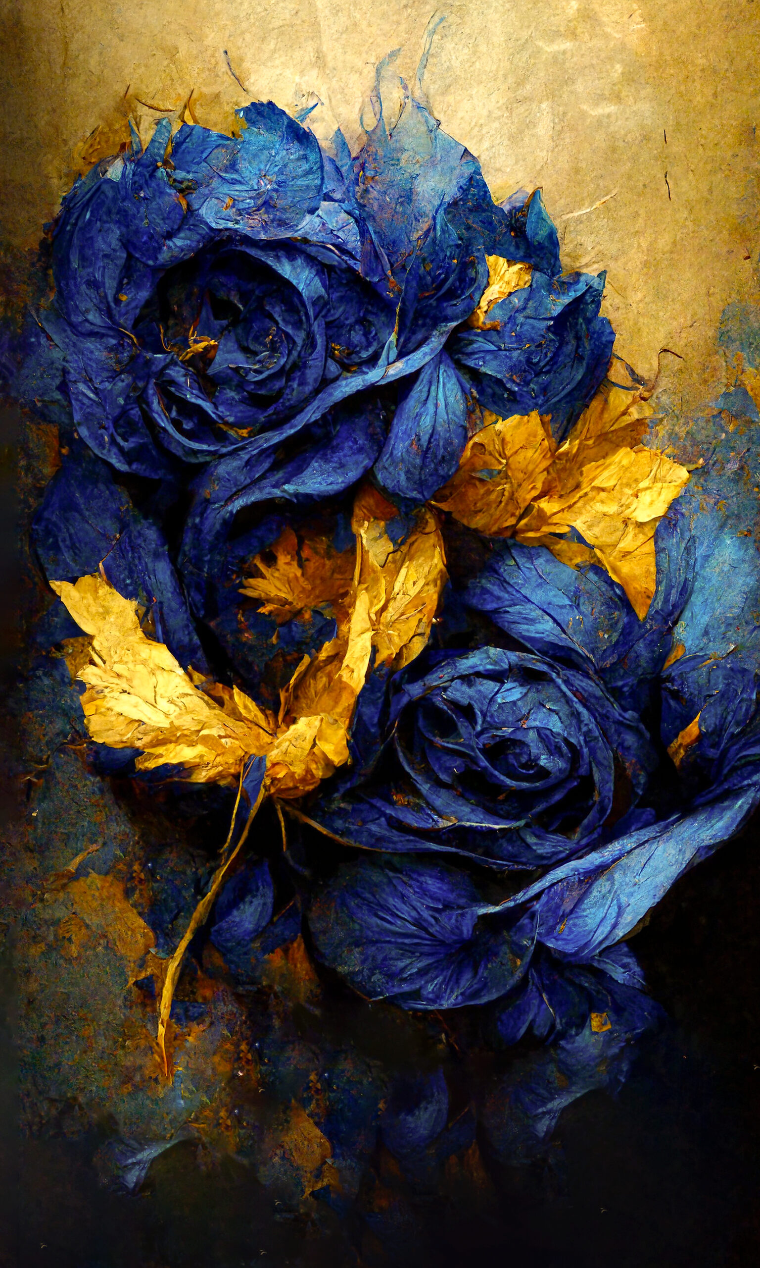 Kunst: Floral Decay XXV van kunstenaar Teis Albers
