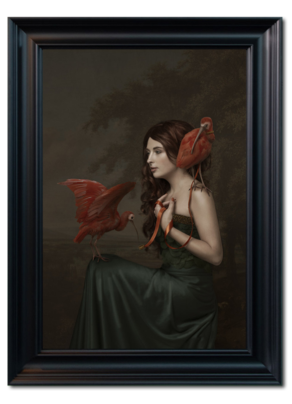 Kunst: Lady Ibis van kunstenaar Kaat Stieber