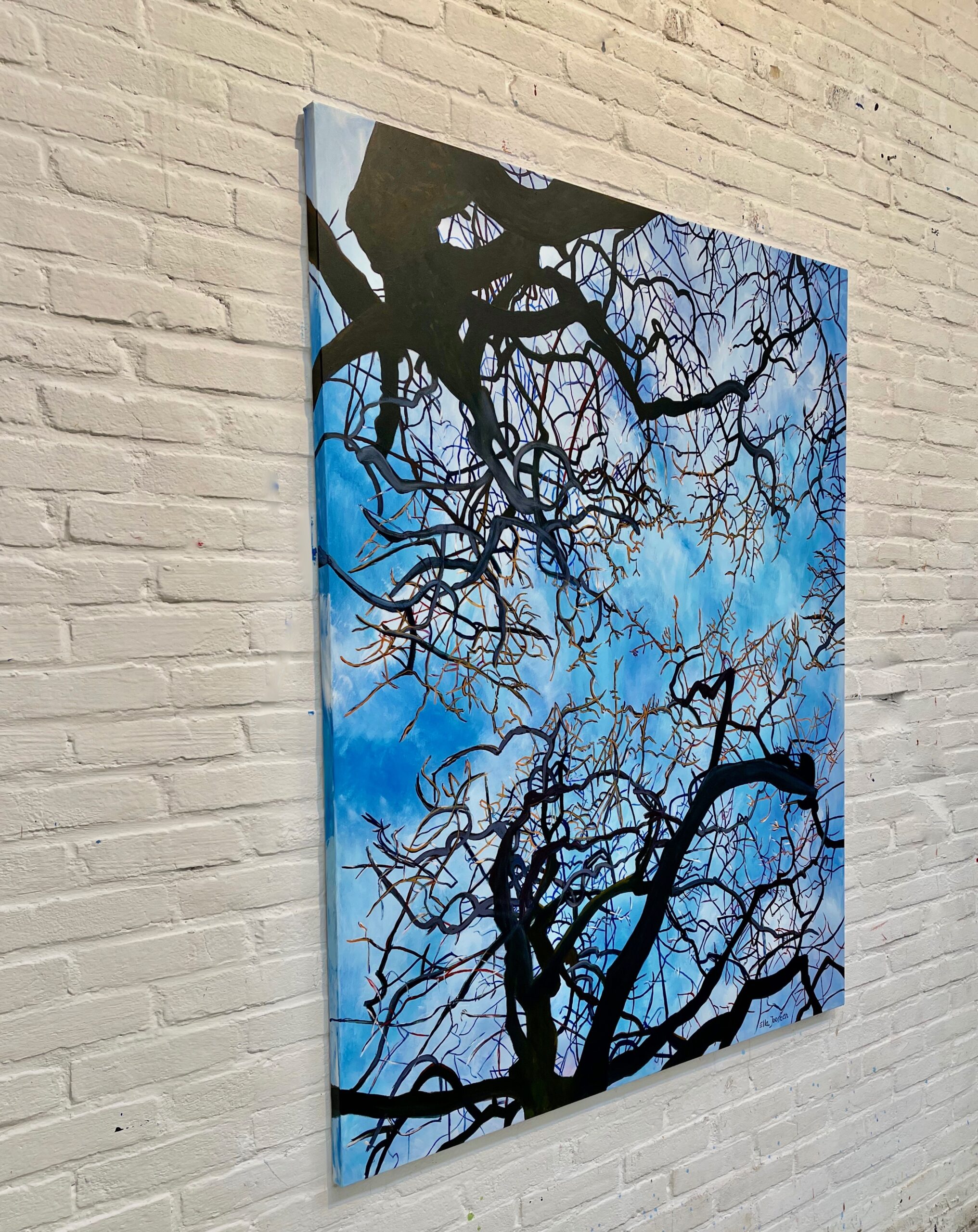 Kunst: Forest Silhouette Two van kunstenaar Ella Joosten