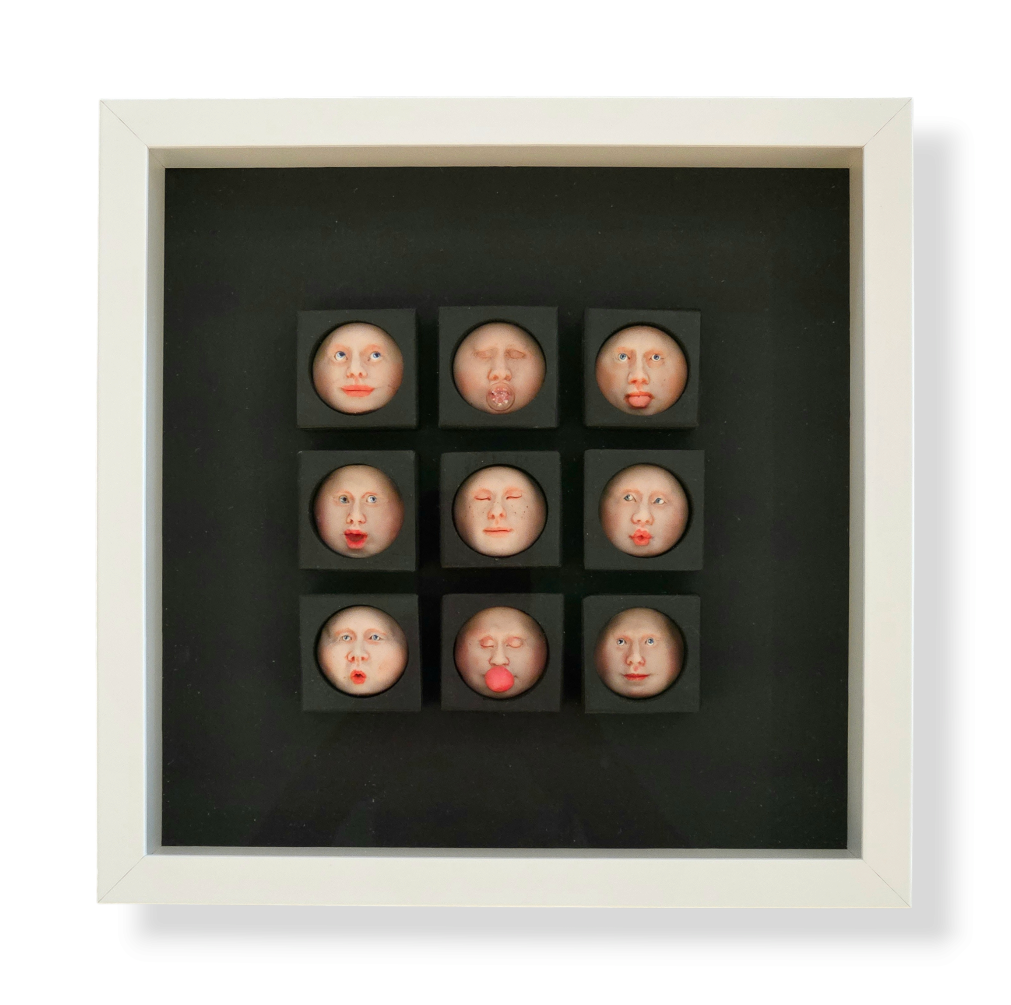 Kunst: De vele gezichten 1 van kunstenaar Saskia Hoeboer