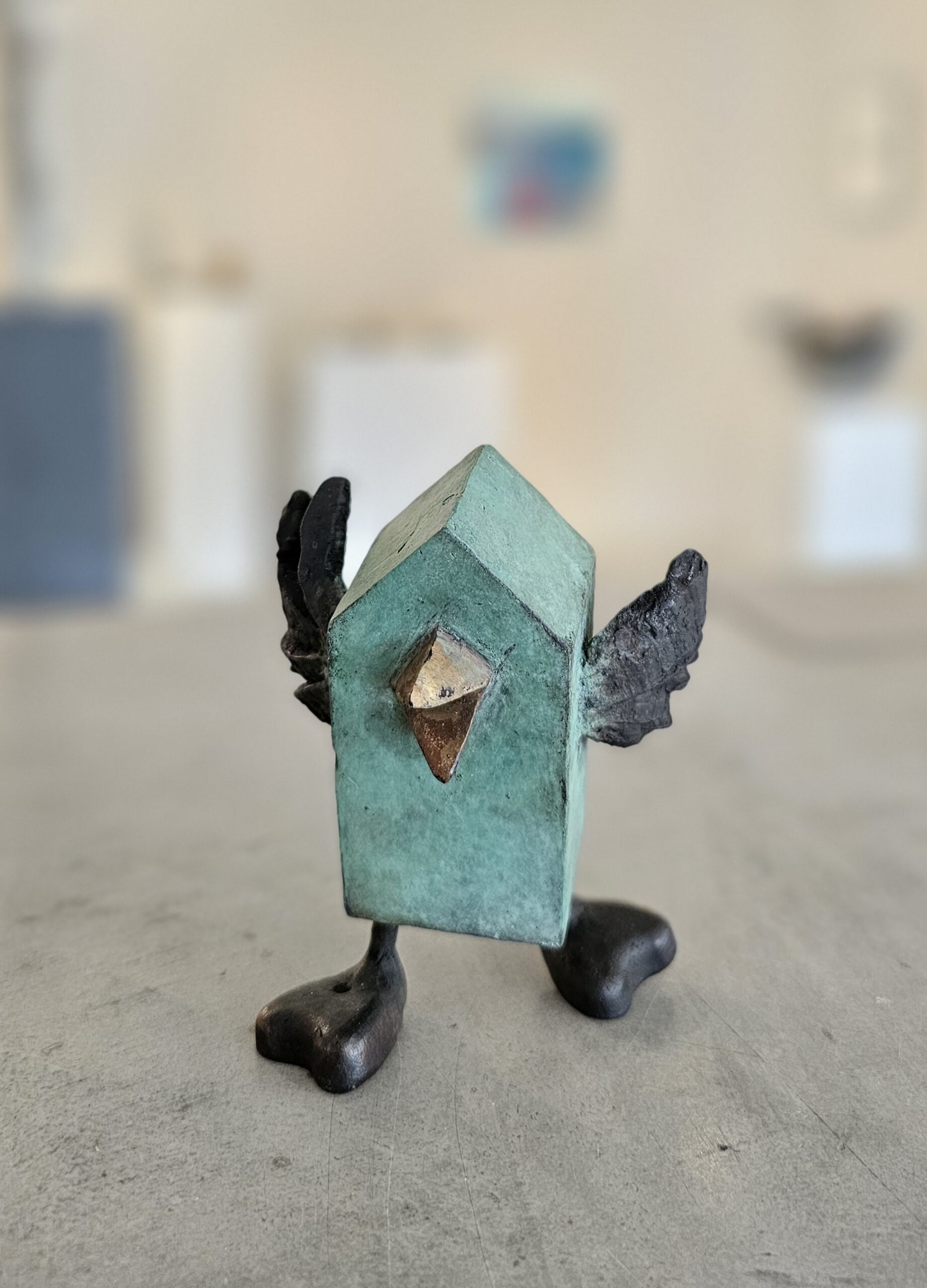 Kunst: ”Vogel-huis” hartjesvoeten van kunstenaar Tonny de  Brouwer
