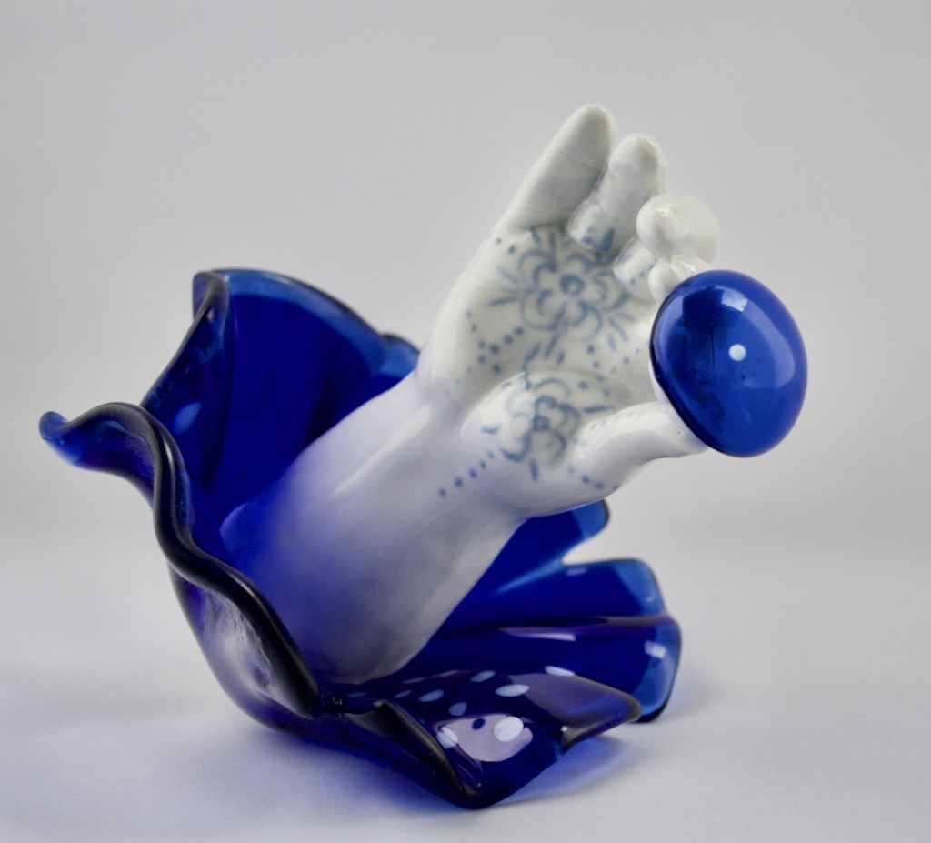 Kunst: blue poppy – nr 1 van kunstenaar Angenelle Thijssen