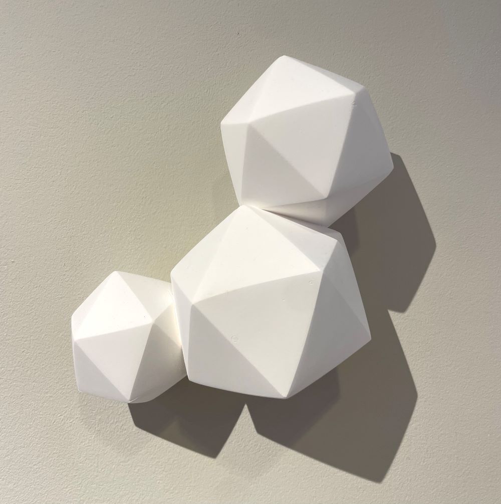 Kunst: Icosahedron III van kunstenaar Mo Cornelisse