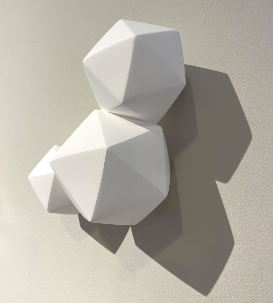 Kunst: Icosahedron III van kunstenaar Mo Cornelisse