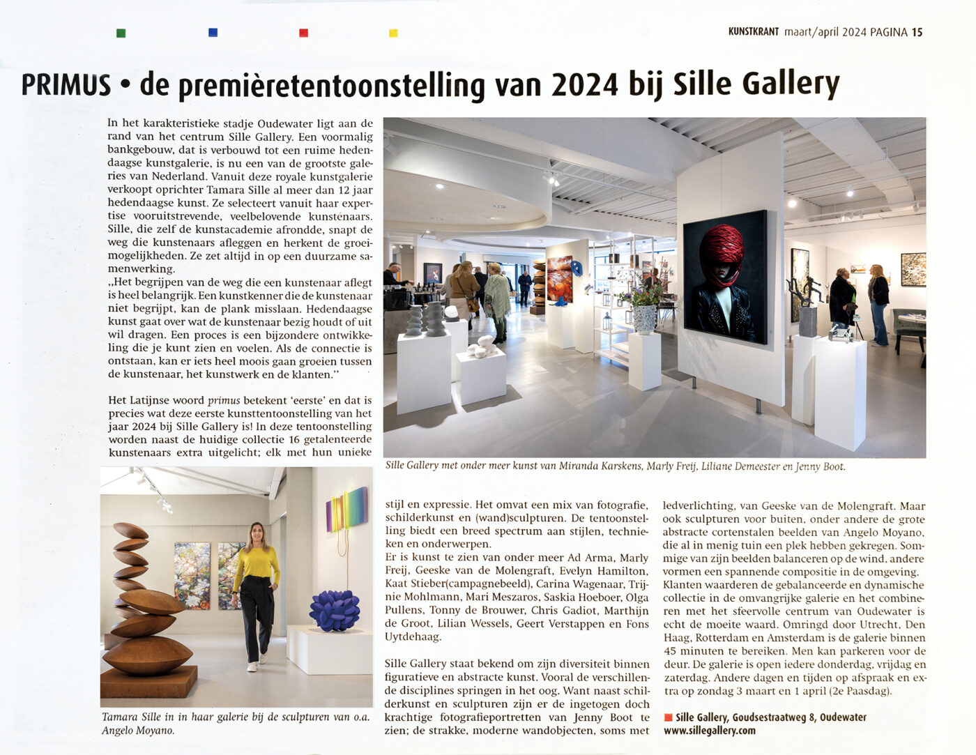 Art newspaper article 2024