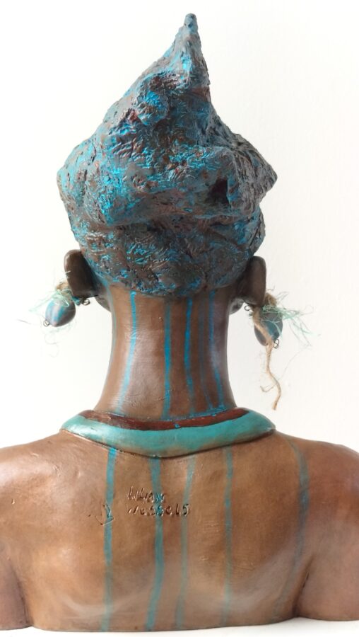 Kunst: Endless Blue van kunstenaar Lilian Wessels