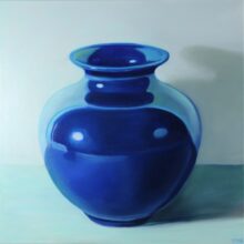 Kunst: Alphen – Blue Vase van kunstenaar Minke Buikema