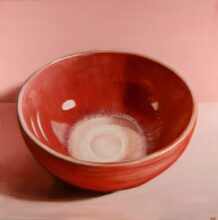 Kunst: Bergen – Red Bowl van kunstenaar Minke Buikema
