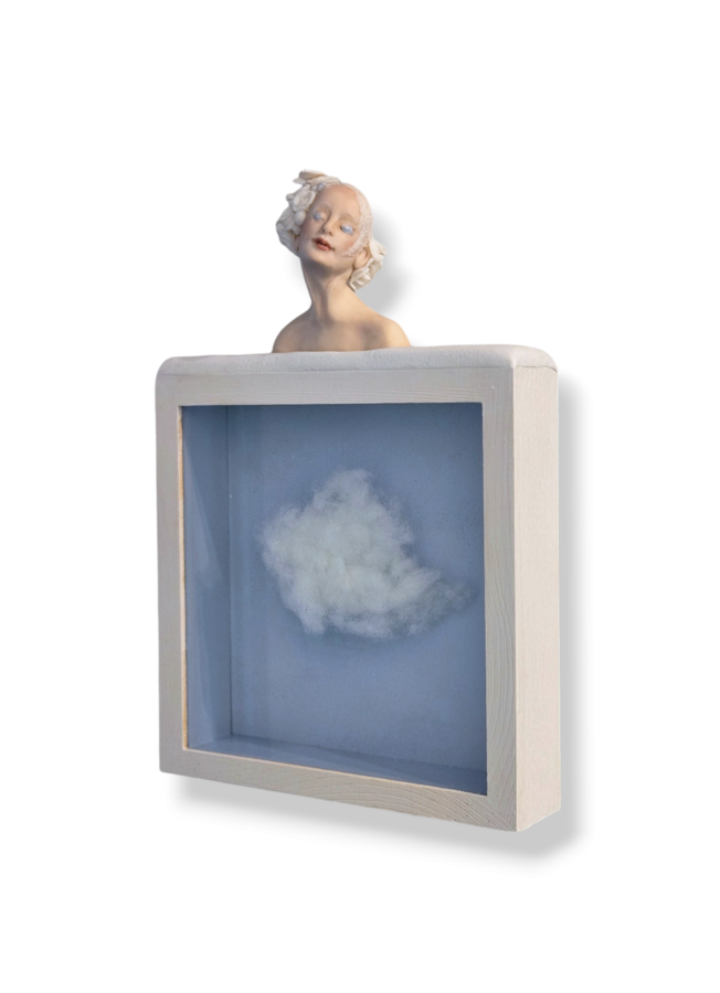 Kunst: Heavenly blue van kunstenaar Saskia Hoeboer