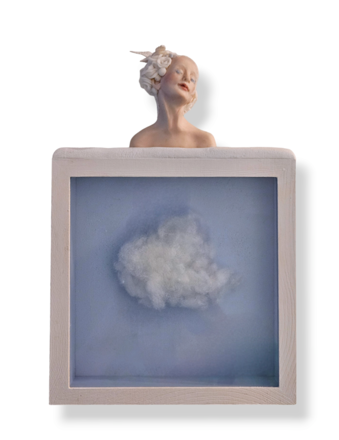 Kunst: Heavenly blue van kunstenaar Saskia Hoeboer