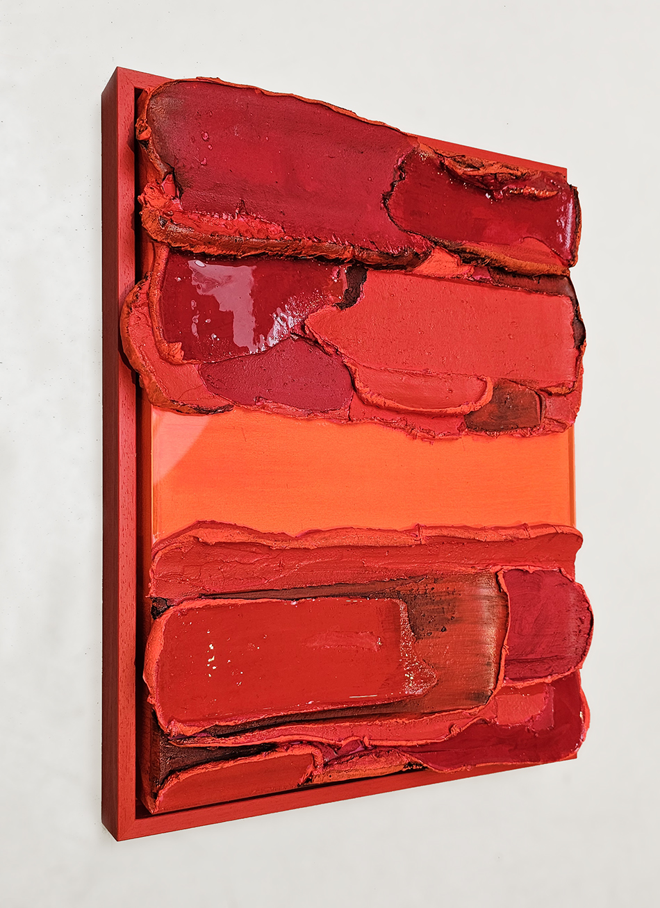 Kunst: Red, Red, Orange van kunstenaar Marjanka Jonkers
