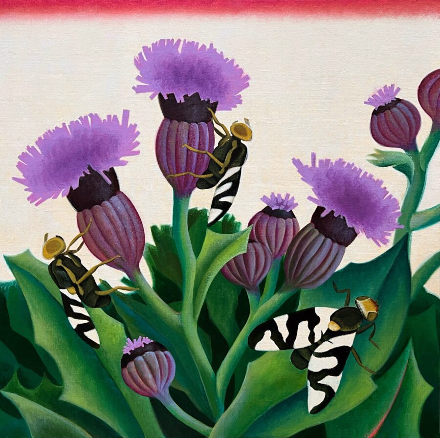 Kunst: Thistles van kunstenaar Yvonne Zomerdijk