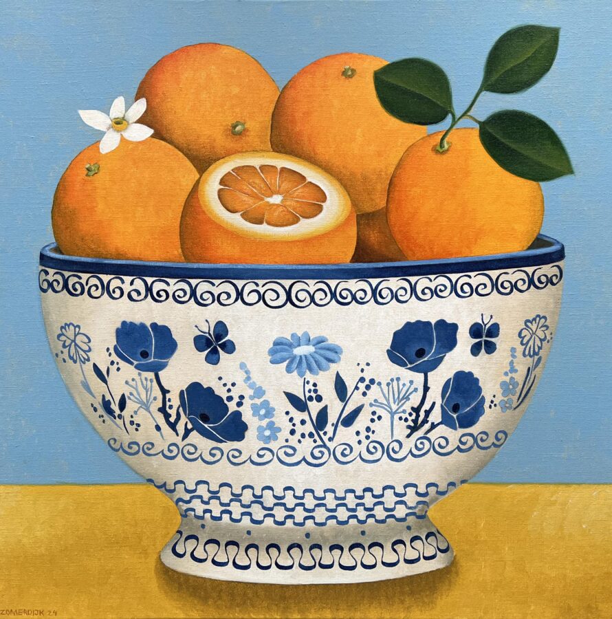 Kunst: Oranges van kunstenaar Yvonne Zomerdijk