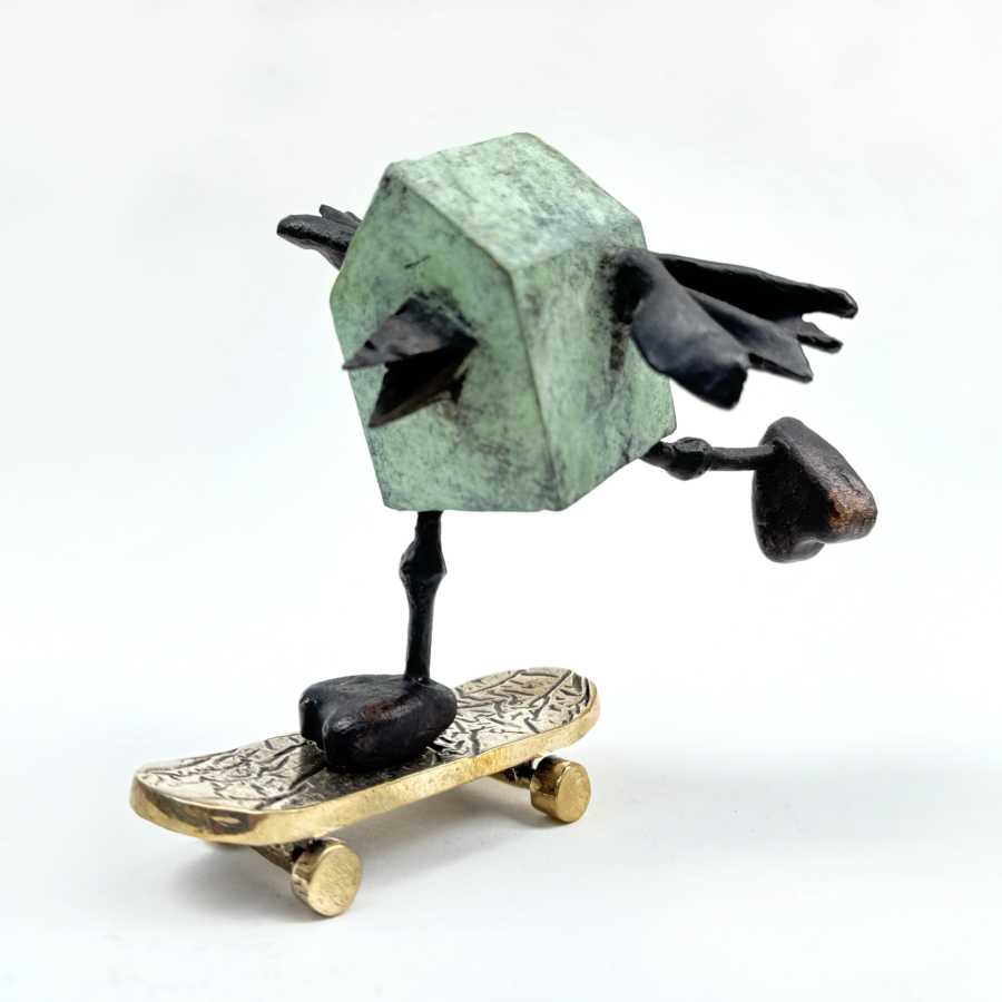 Kunst: skater 2 van kunstenaar Tonny de  Brouwer