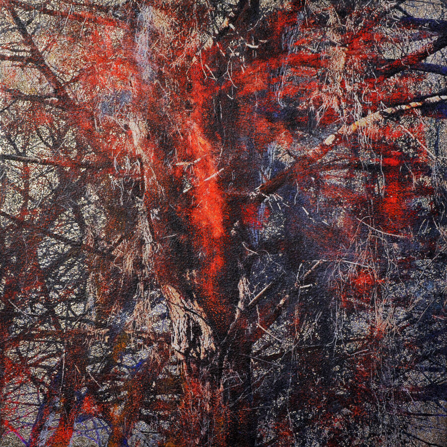 Kunst: Bibbona fire tree van kunstenaar Karin Vermeer