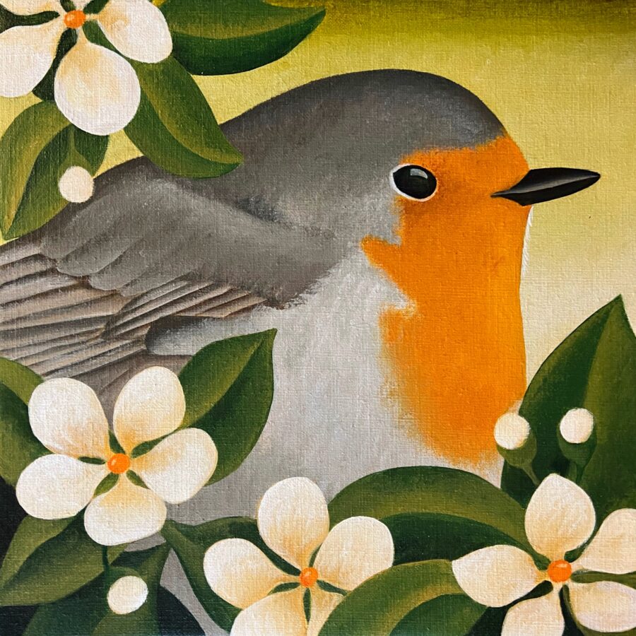 Kunst: Blossom II van kunstenaar Yvonne Zomerdijk