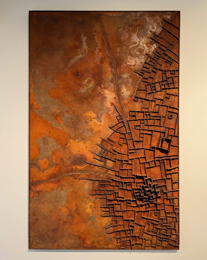 Kunst: FerroScape 2022/08 van kunstenaar Rob van Acker