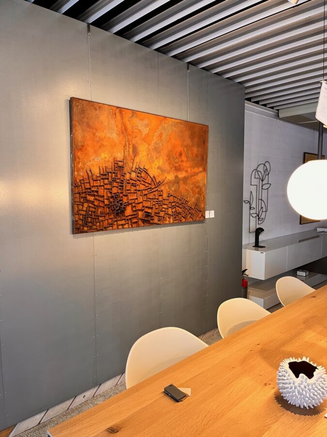 Kunst: FerroScape 2022/08 van kunstenaar Rob van Acker