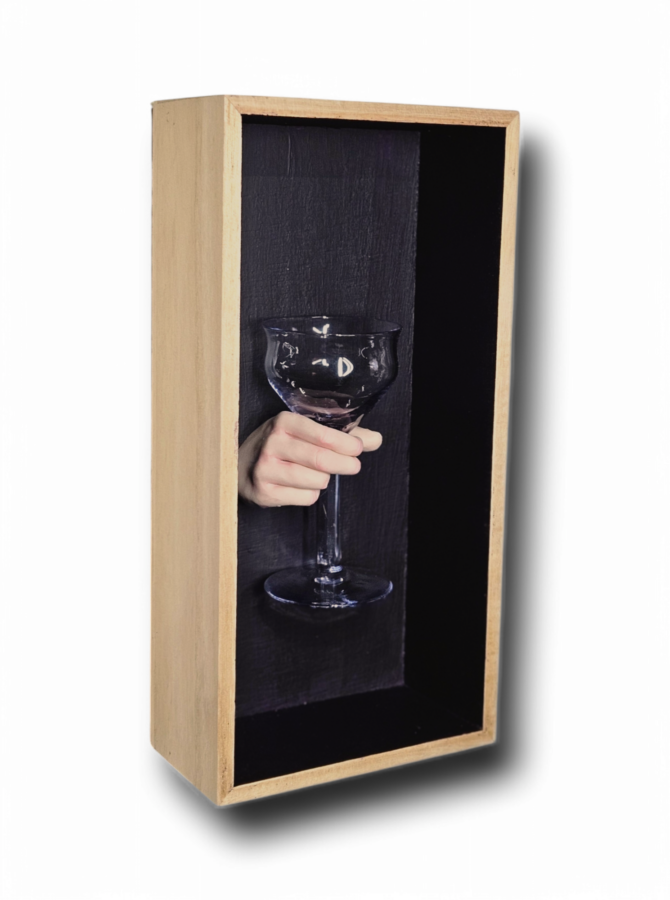 Kunst: A toast! van kunstenaar Saskia Hoeboer