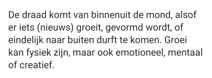 Kunst: Draad van groei van kunstenaar Saskia Hoeboer