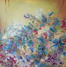 Kunst: Impression Yellow spring van kunstenaar Jeanette van Dun