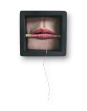 Kunst: Lippenwerk in uitvoering. van kunstenaar Saskia Hoeboer