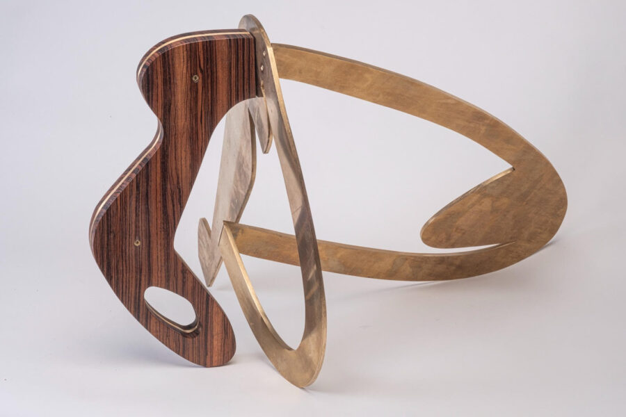 Kunst: Recycling figures III van kunstenaar Jan Wils