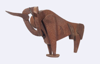 Kunst: Stier van kunstenaar Jan Wils