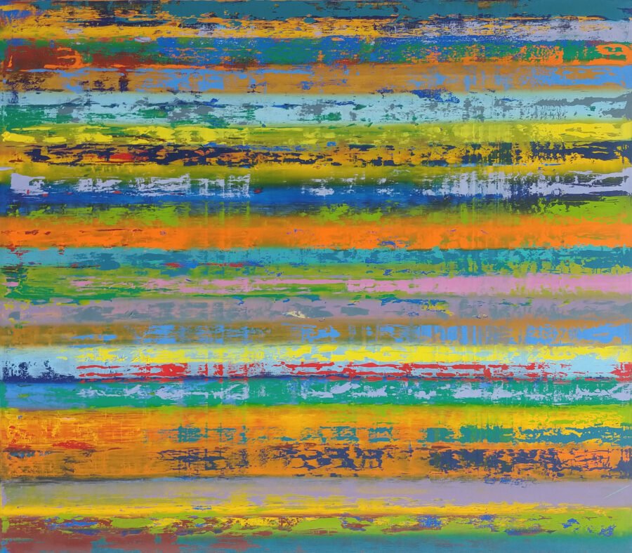 Kunst: Abstract painting 092021 van kunstenaar Mark Robert Peters