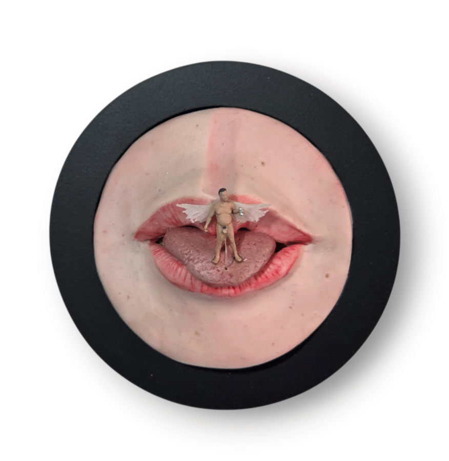 Kunst: Like an angel pees on your tongue van kunstenaar Saskia Hoeboer