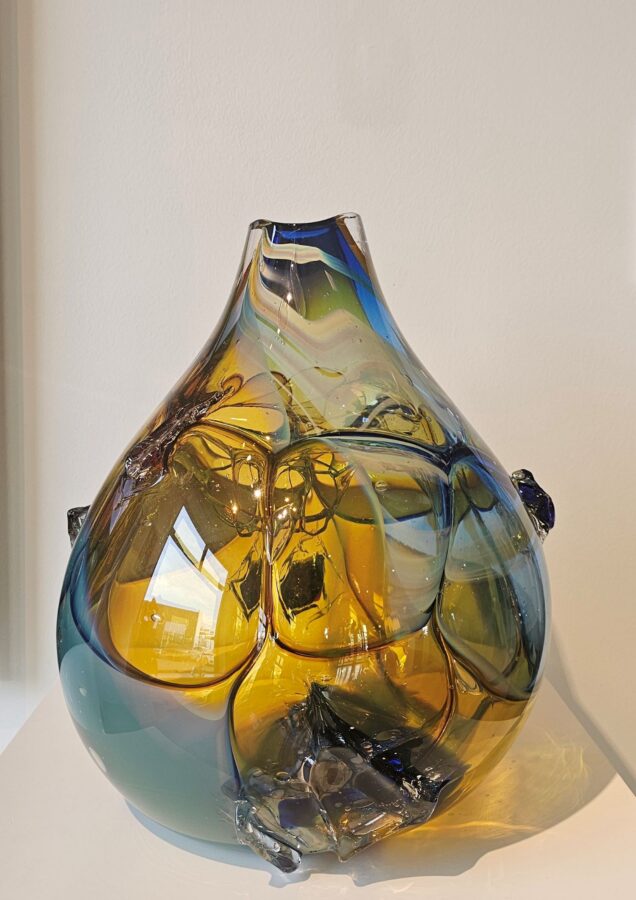 Kunst: Cnidarians Yellow Petrol van kunstenaar Fons Uytdehaag