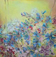 Kunst: Impression Yellow spring van kunstenaar Jeanette van Dun