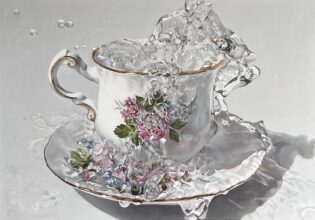 Kunst: Splash 09 van kunstenaar Hannelore Houdijk