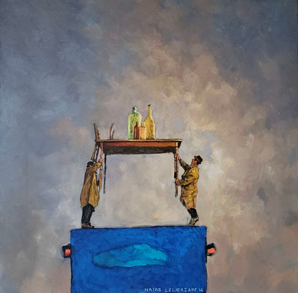 Kunst: Dat gaat zomaar niet van kunstenaar Hans Leijerzapf