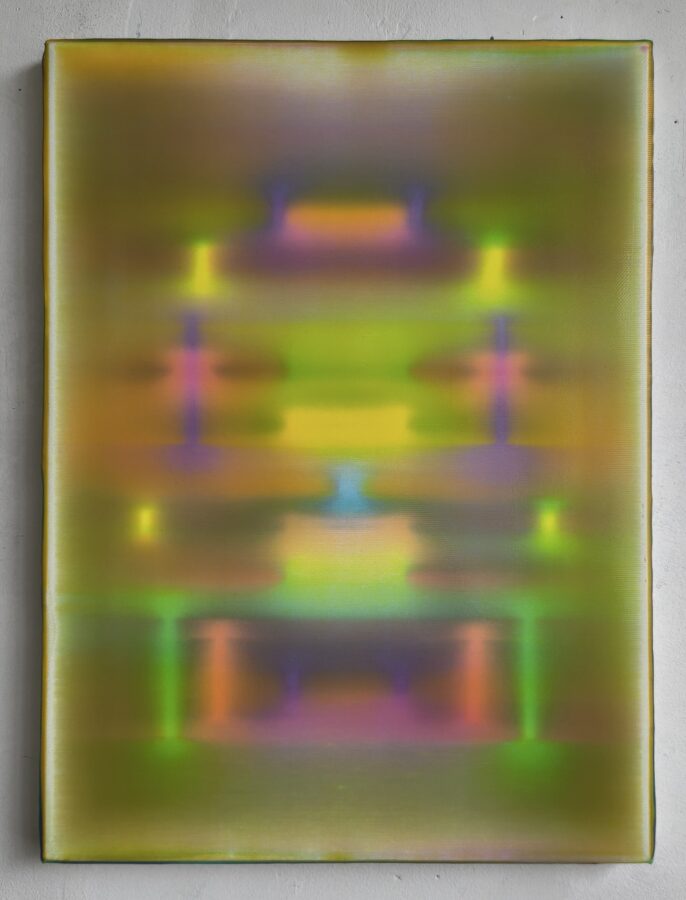 Kunst: Constructed Gravity III van kunstenaar Mark Robert Peters