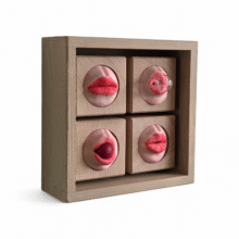 Kunst: Mond kwartet van kunstenaar Saskia Hoeboer