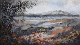 Kunst: Zonder titel 2520 van kunstenaar Marly Freij(vergezichten)